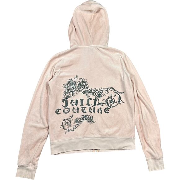 Juicy Couture Pink Hoodie Jacket - Picture 1 of 5